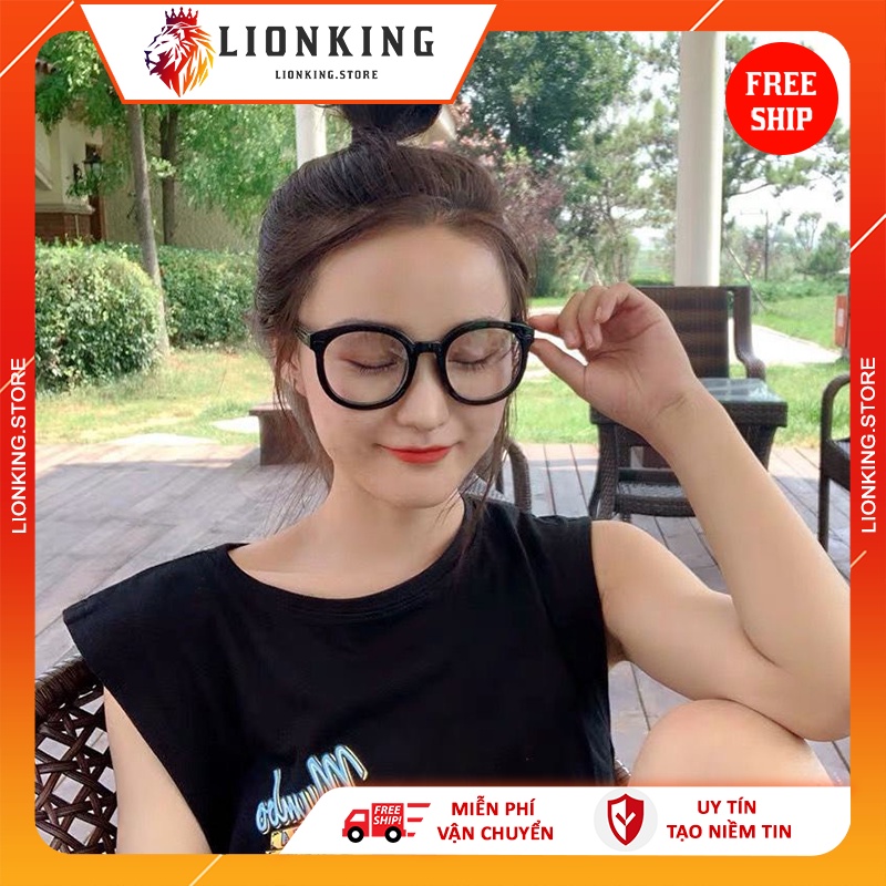 Mắt Kính Gọng Tròn Phong Cách Hàn Quốc Cho Nữ - LIONKING
