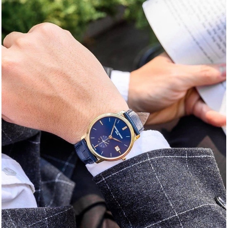 Đồng hồ nam ⌚️FC-245N4S5 cực sang trọng, thanh. Sở hữu gam màu classic blue hot hit của năm 2020
