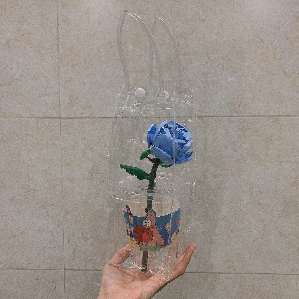 Túi nhựa trong suốt đựng quà 26x10x10cm