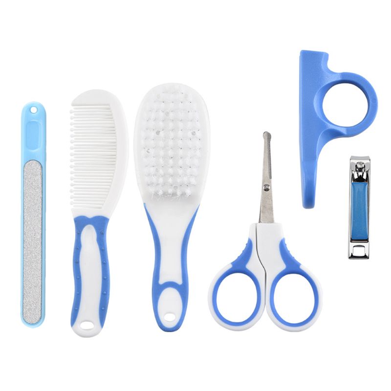 Bộ Dụng Cụ Chải Và Cạo Lông Cho Bé Sơ Sinh 0-3 Tuổi + Bộ 6 Món