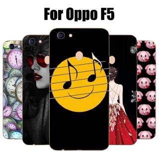 Ốp lưng Oppo F5 Trường hợp Silicone mềm TPU Back Cover Điện thoại Vỏ bọc Oppo F5 Case