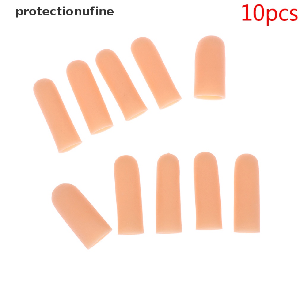 Bộ 10 Nắp Silicone Bảo Vệ Ngón Tay Cái Giảm Đau Tiện Dụng PR3VN