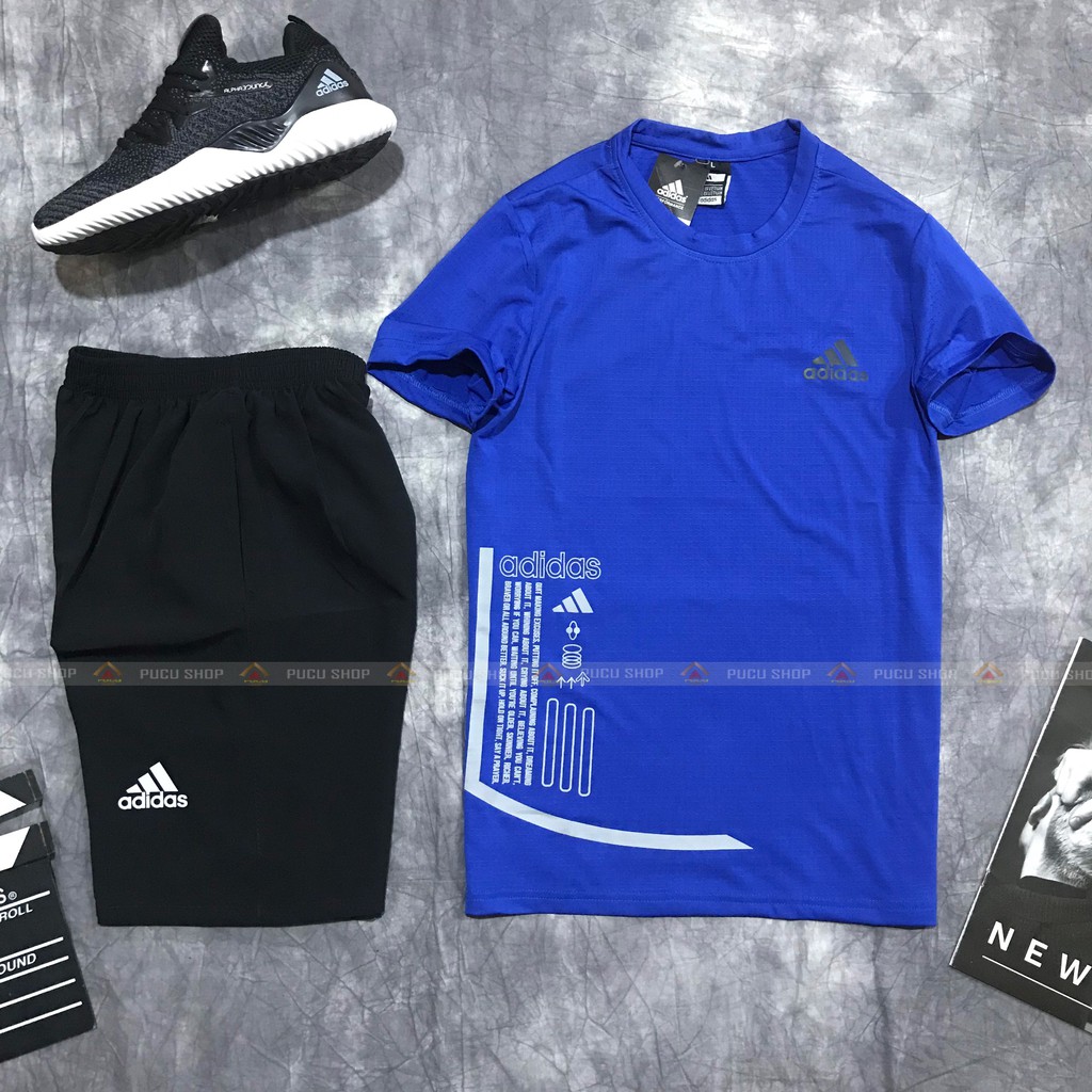 Bộ Quần Áo Thể Thao Nam Cổ Tròn Chất Vải Thun Lỗ Kim Thoáng Mát in hình sườn áo (Xăm H3) | BigBuy360 - bigbuy360.vn