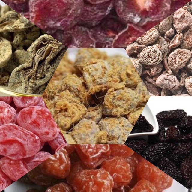 Mix 7 loại Ô mai ngon nhất shop - Bịch 500gram