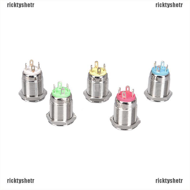 Công Tắc Tạm Thời Có Đèn Led 12mm 5v | BigBuy360 - bigbuy360.vn