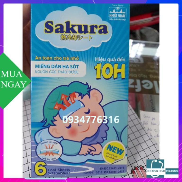 BỊCH 2 MIẾNG DÁN HẠ SỐT SAKURA