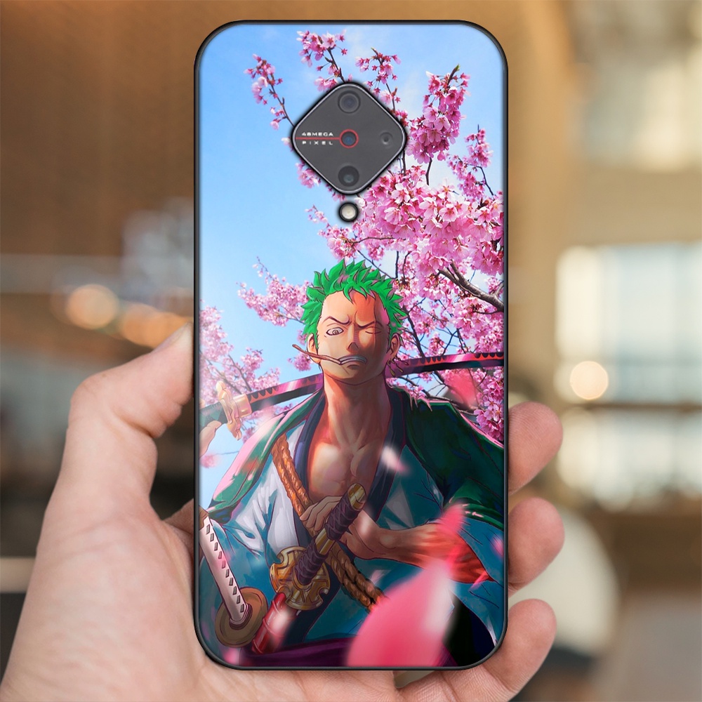 Ốp lưng Vivo S1 Pro viền đen in hình Zoro One Piece