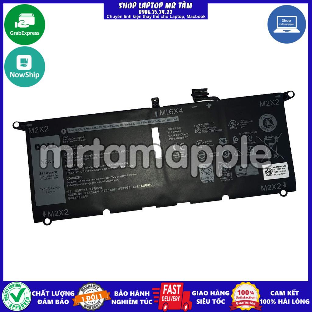 (BATTERY) PIN LAPTOP DELL XPS 13 9370 52WH (ZIN) - 4 CELL dùng cho XPS 13 9370 9380, H754V 0H754V