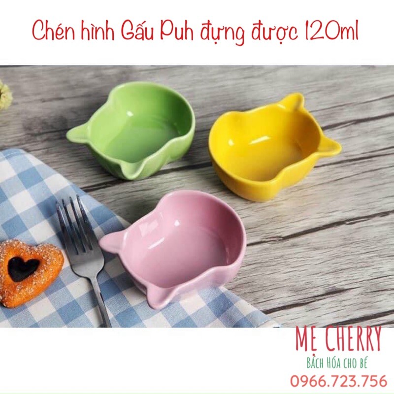 Chén sứ ăn dặm cỡ nhỏ nhiều hình dễ thương cho bé ăn dặm kiểu nhật