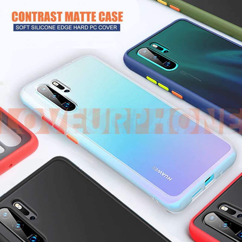 Ốp lưng TPU + PC trong suốt chống sốc cho iPhone11 Pro Max X XS Max XR 7 8 6 6s Plus