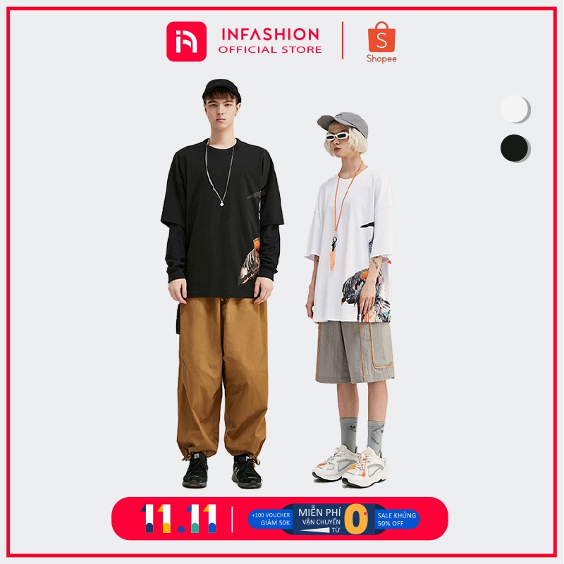 áo thun inflation  áo thun form rộng chất 100% cotton co giãn 4 chiều