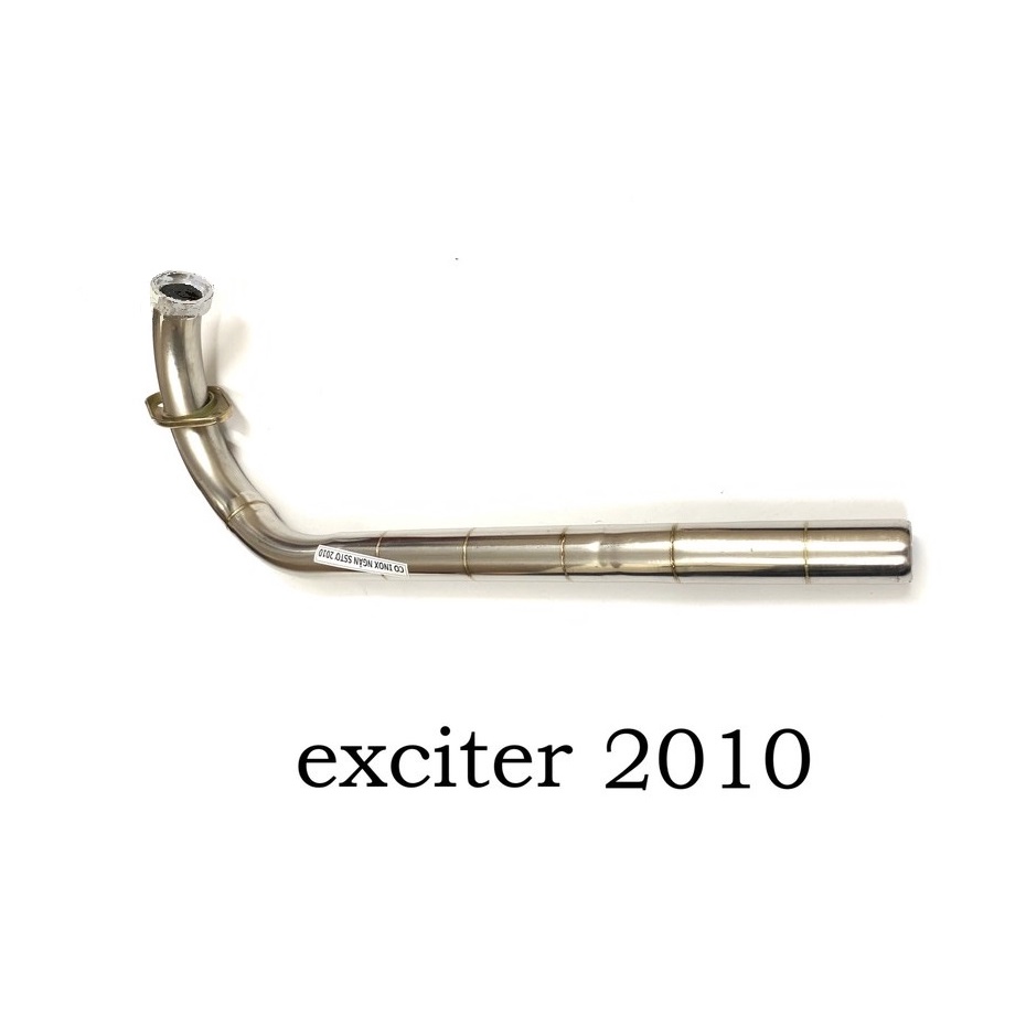 cổ pô inox 32ly xe exciter 135, exciter 150 hàn 7 khúc