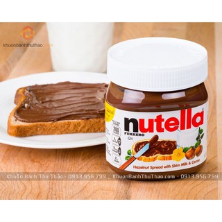 Nutella mứt hạt phỉ - chocolate phết bánh mì hũ 350g