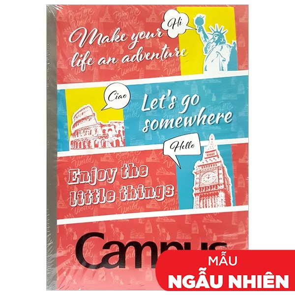 Vở Bring Me To The World - B5 Kẻ Ngang 200 Trang ĐL 58-65g/m2 - Campus NB-BGRT200