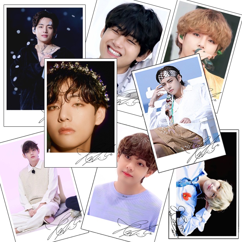 Set 8 Card BTS Có Chữ Ký