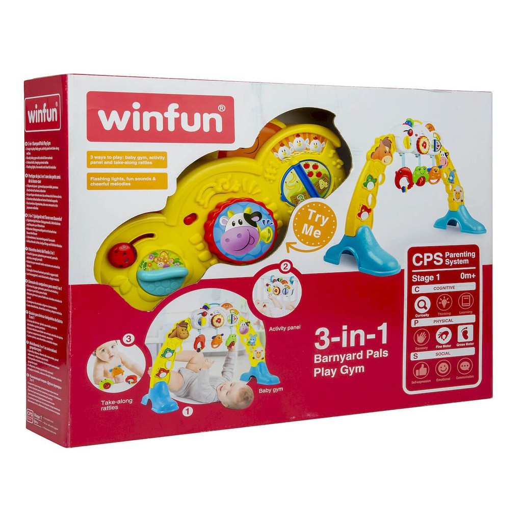 Kệ Chữ A đa năng 3 in 1 hình động vật Winfun 0853