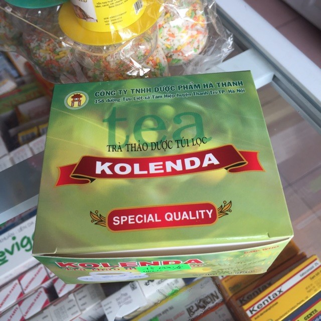 Trà thảo dược túi lọc Kolenda (hộp 10 túi) Nhuận tràng, hỗ trợ giảm táo bón