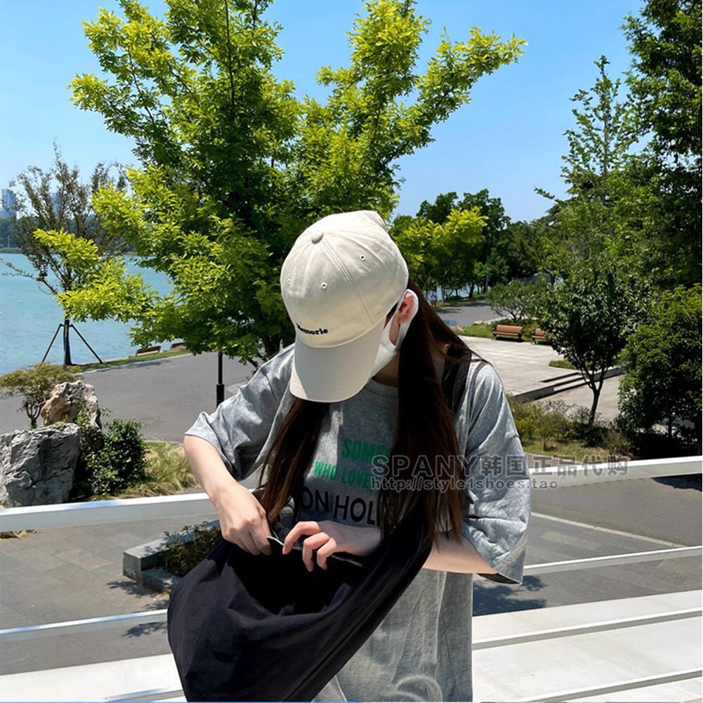 Mũ nón lưỡi trai thêu chữ Memorie unisex nam nữ Hàn Quốc đẹp rẻ - Nón kết