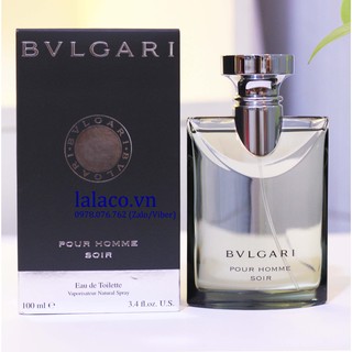 Nước hoa nam bvlgari pour homme soir edt 100ml
