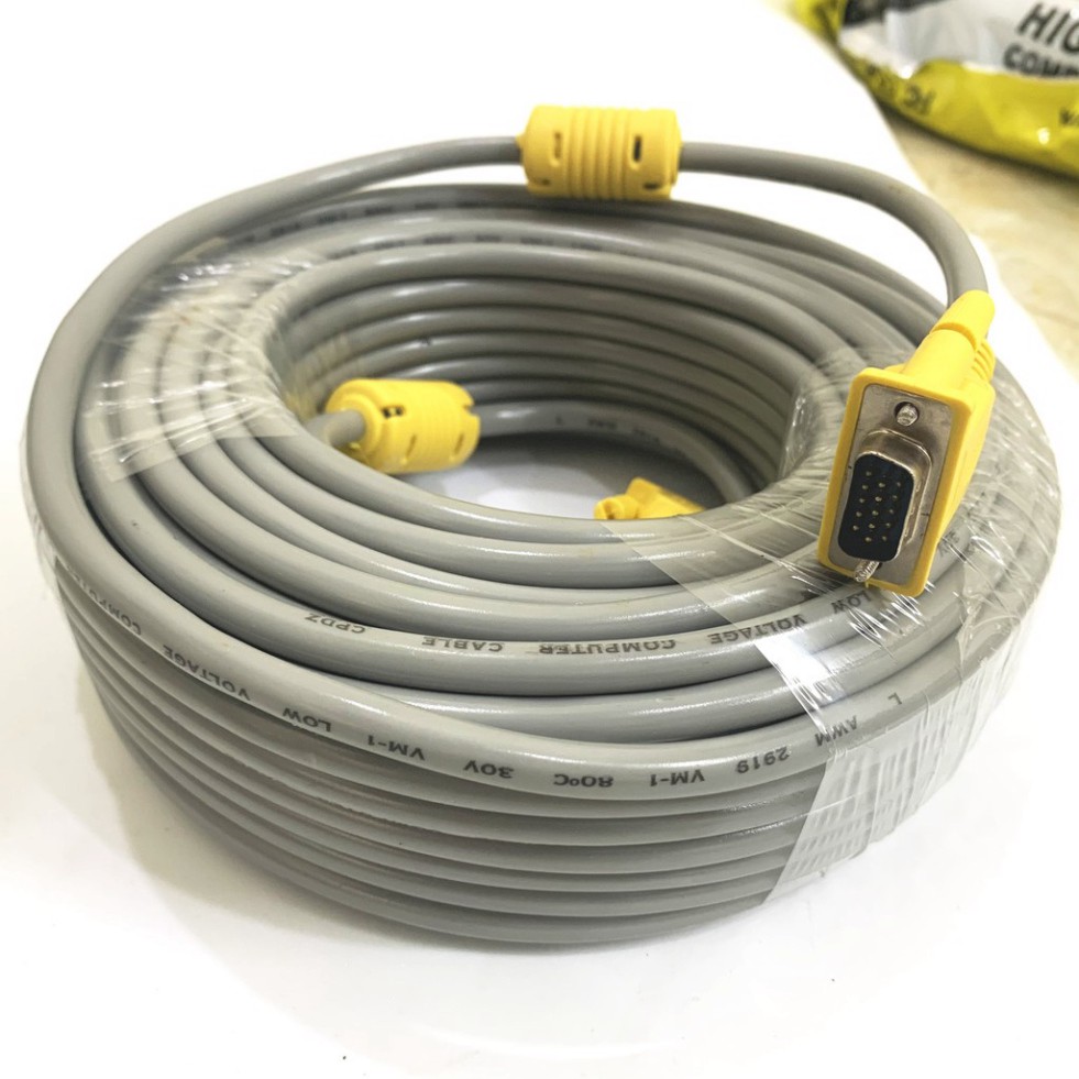 Dây VGA  chính hãng (Xả Kho) DÂY VGA 25m XÁM ARIGATO ĐẢM BẢO CHẤT LƯỢNG Shop congngheso23 | BigBuy360 - bigbuy360.vn