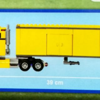 Xếp hình Xe container chở hàng mã số 02036