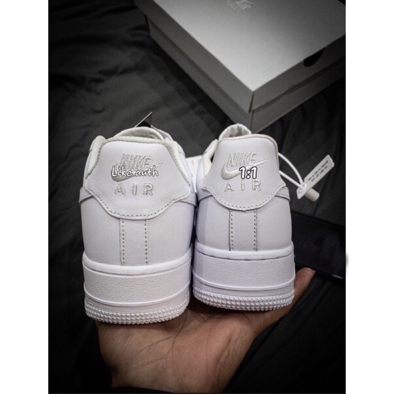 GIÀY AF1 ALL WHITE LAI AU DA THẬT [ FULL BOX + FREE SHIP ]