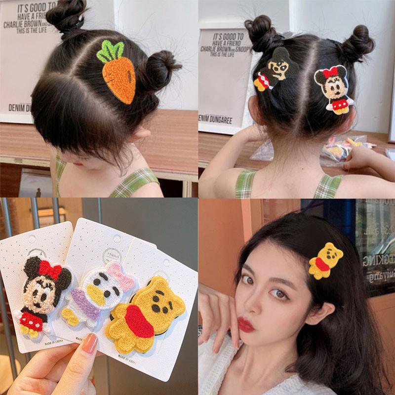 Kẹp tóc kiểu dáng hoạt hình dễ thương ngọt ngào thời trang cho bé gái