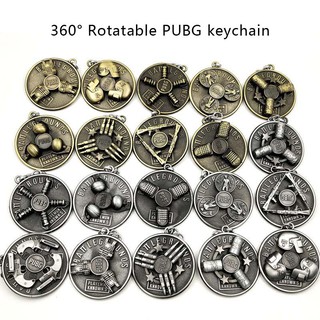 Móc khóa phong cách game PUBG xoay 360 độ