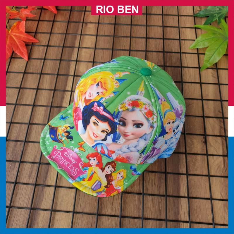 Nón bé gái in hình 3D công chúa, bé từ 1-3 tuổi RBN028