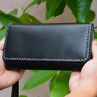 Ví Nữ Dài Ví Nữ Cầm Tay Da Bò Thật 100%