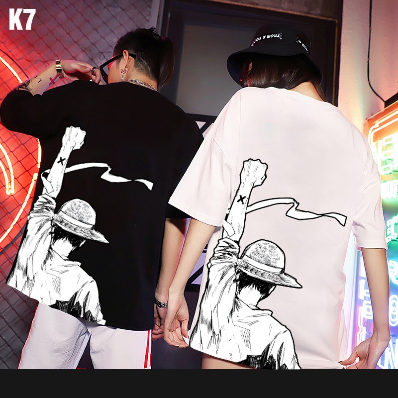 Áo Thun Áo Phông Tay Lỡ In Hình Cao Cấp Anime - Onepiece Mã K7