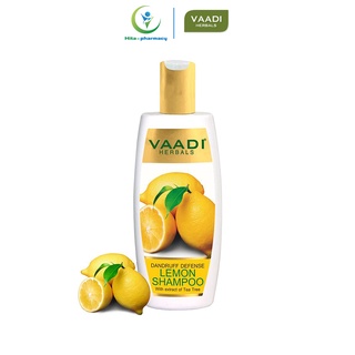 Dầu gội giảm gàu Vaadi Herbals Lemon Shampoo tinh chất chanh và trà xanh 350ml