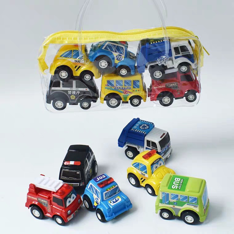 Bộ 6 ô tô đồ chơi chạy dây cót (MS02)