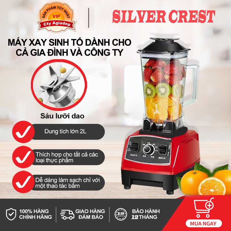 Máy Xay Công Nghiệp Máy say sinh tố đa chức năng, thích hợp để dễ dàng làm rau, trái cây, sinh tố và sữa
