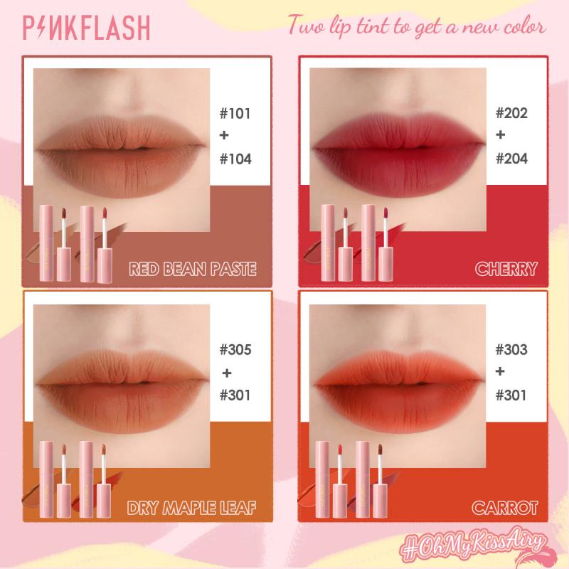 Flash Hồng #Son Môi Dạng Lỏng Chống Thấm Nước Thương Hiệu Ohmyksairy Kiss Air