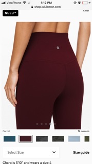 Quần Tập yoga lululemon