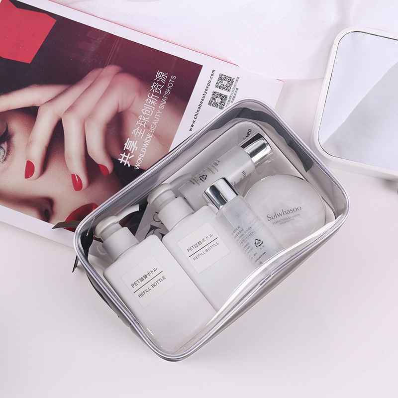 Túi Đựng Mỹ Phẩm Trong Suốt Chống Thấm Nước
