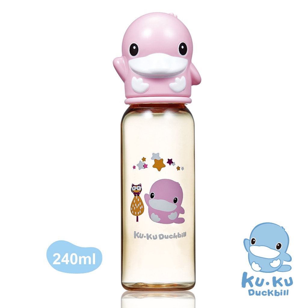 Bình sữa cổ thường cho bé bằng nhựa PPSU KUKU KU5860 - 240ml