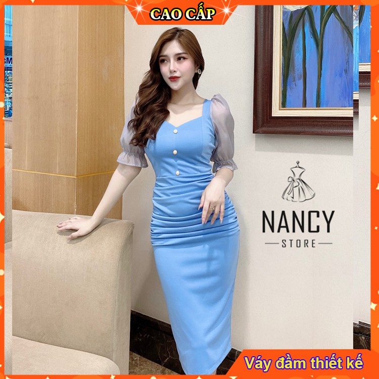 Đầm body dáng dài cao cấp sang chảnh dự tiệc công sở Nancy A41