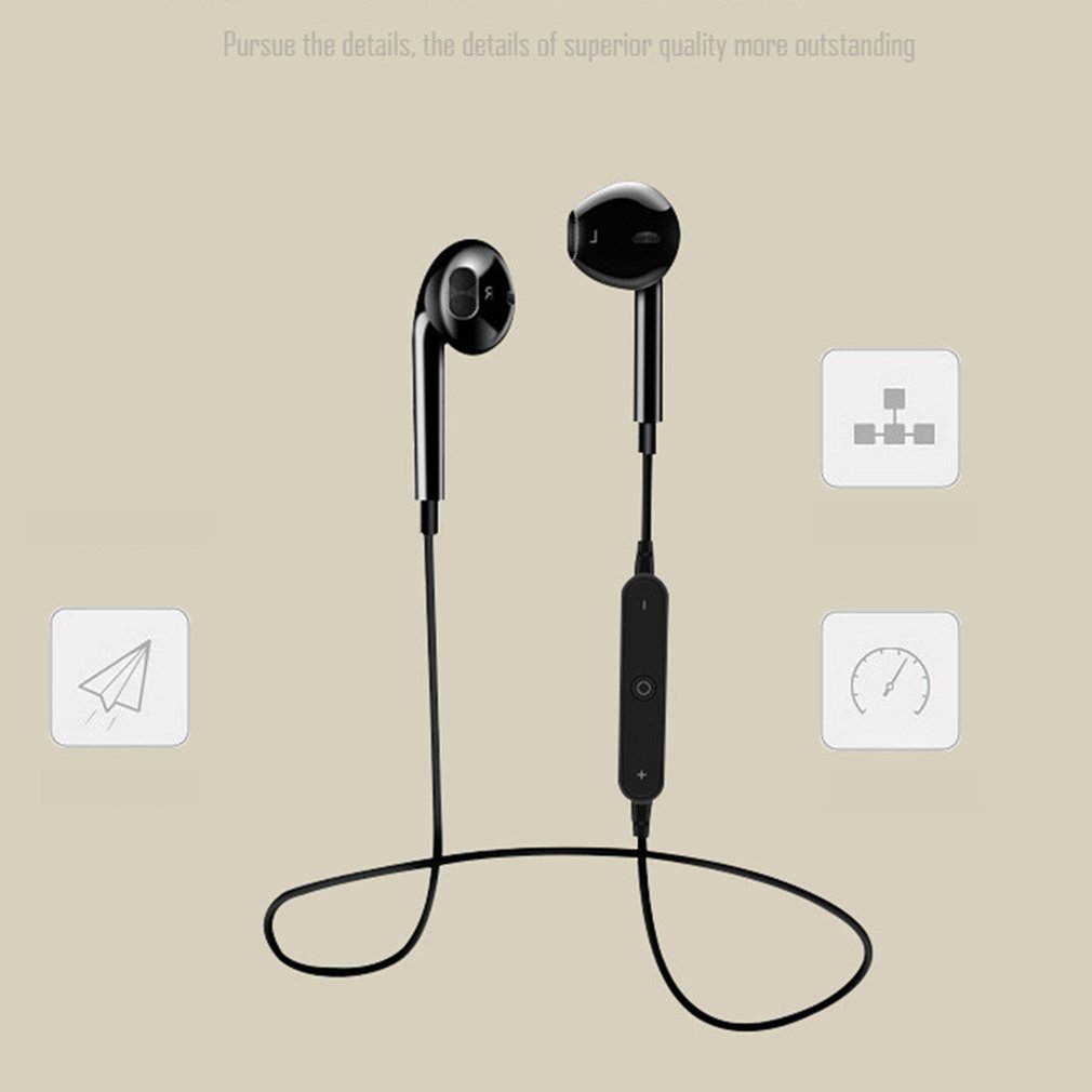 Tai Nghe S6 Bluetooth Không Dây Có Micro Chất Lượng Cao Cho Iphone Android Huawei Xiaomi