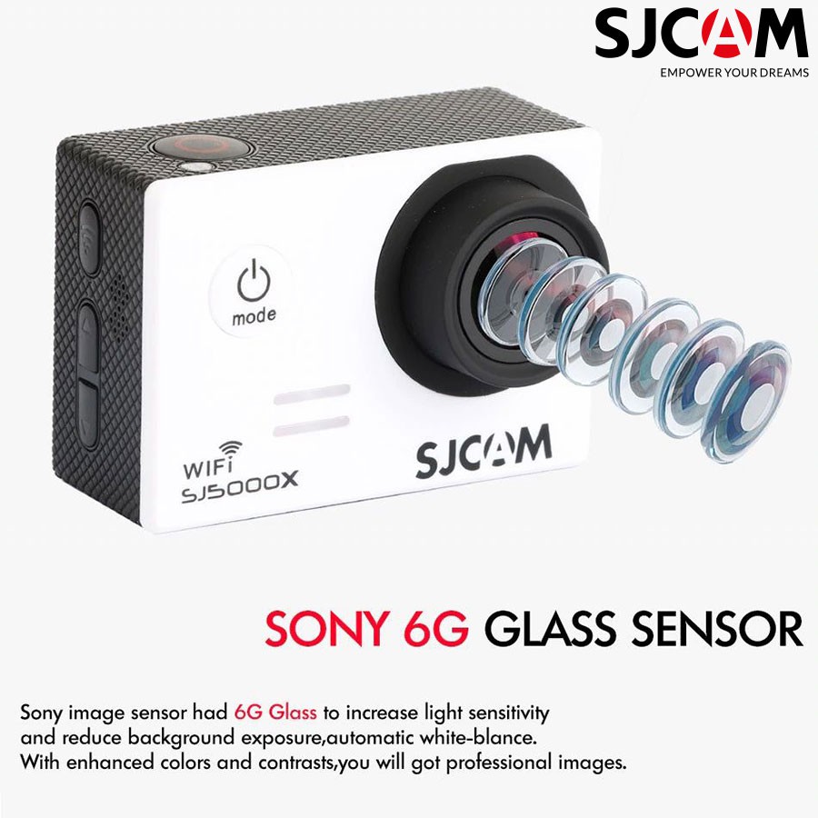 [Mã 2404EL10K giảm 10K đơn 20K] Camera hành trình SJCAM SJ5000X - Bảo hành 12 tháng - Điện máy Center