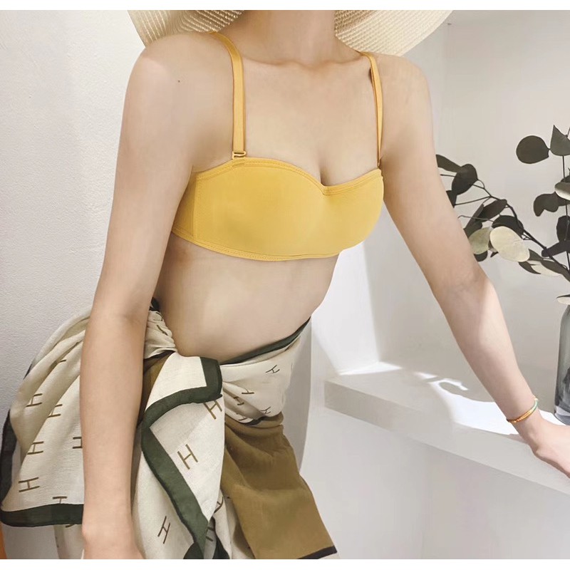 Áo ngực AOWEINISI không gọng chống trượt phong cách Nhật Bản xinh xắn thời trang