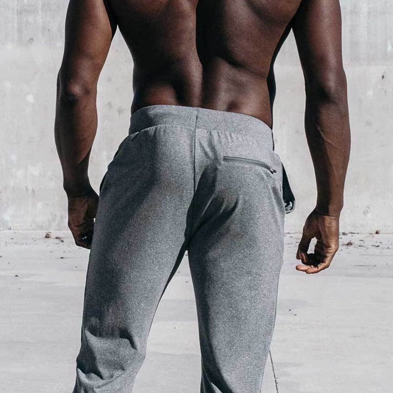 Quần Dài Thể Thao Vải Cotton Co Giãn Tốt Thiết Kế Cá Tính Cho Nam