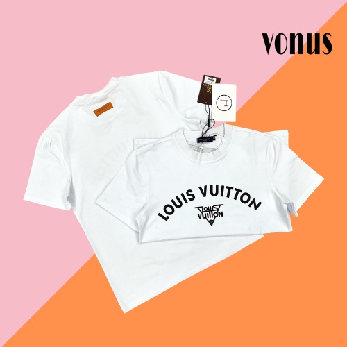 Áo phông nam nữ LV cao cấp I Áo thun ngắn tay nam nữ chất cotton mát co giãn,mềm mịn I Thiết kế trẻ trung I #TL0032. | BigBuy360 - bigbuy360.vn