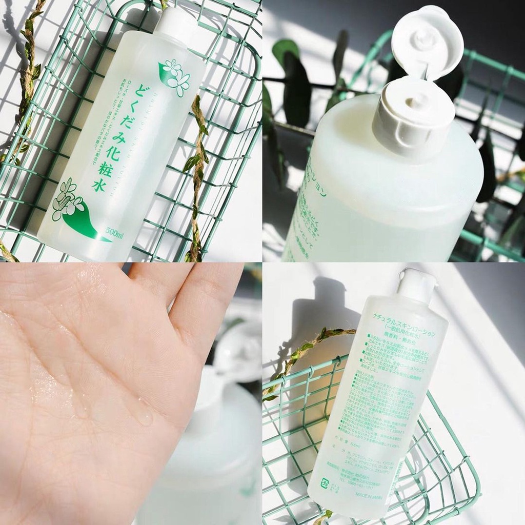 Nước hoa hồng diếp cá Dokudami Natural Skin Lotion 500ml