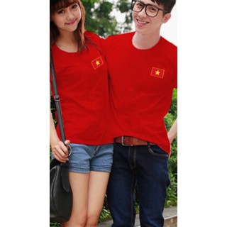 ÁO PHÔNG IN HÌNH CỜ ĐỎ SAO VÀNG