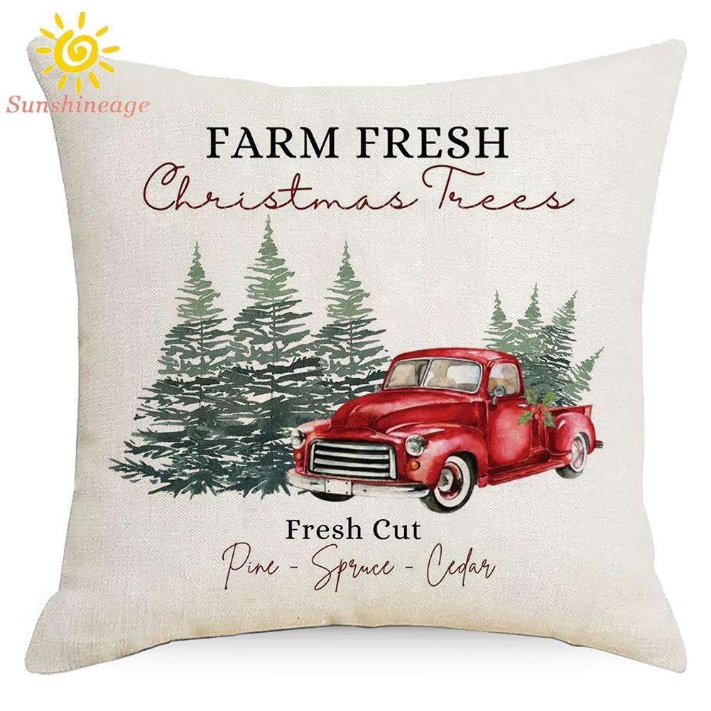 18&quot; 45cm Christmas Xmas Cushion Cover Pillow Case Sofa Home Décor Santa Claus
