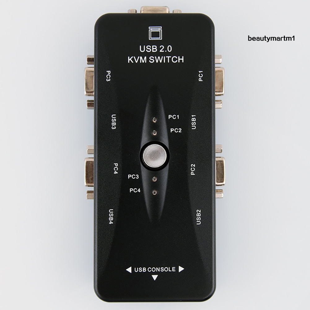 Công Tắc 4 Cổng Usb 2.0 Kvm Cho Máy In / Bàn Phím / Máy In / Vga 1920x1440 | BigBuy360 - bigbuy360.vn