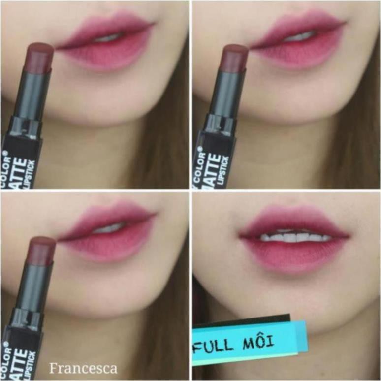 Son Lì City Color Be matte Lipstick #M9 Maroon