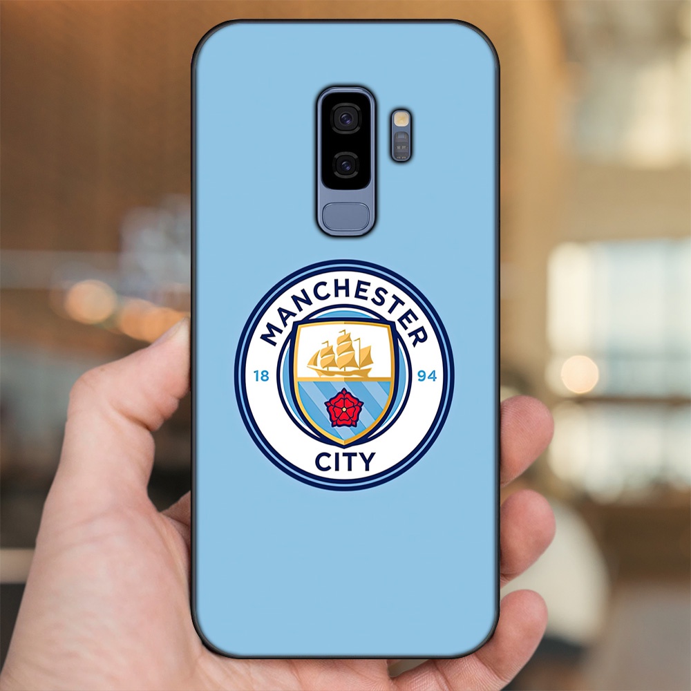 Ốp lưng Samsung S9 Plus viền đen in hình Manchester City MC